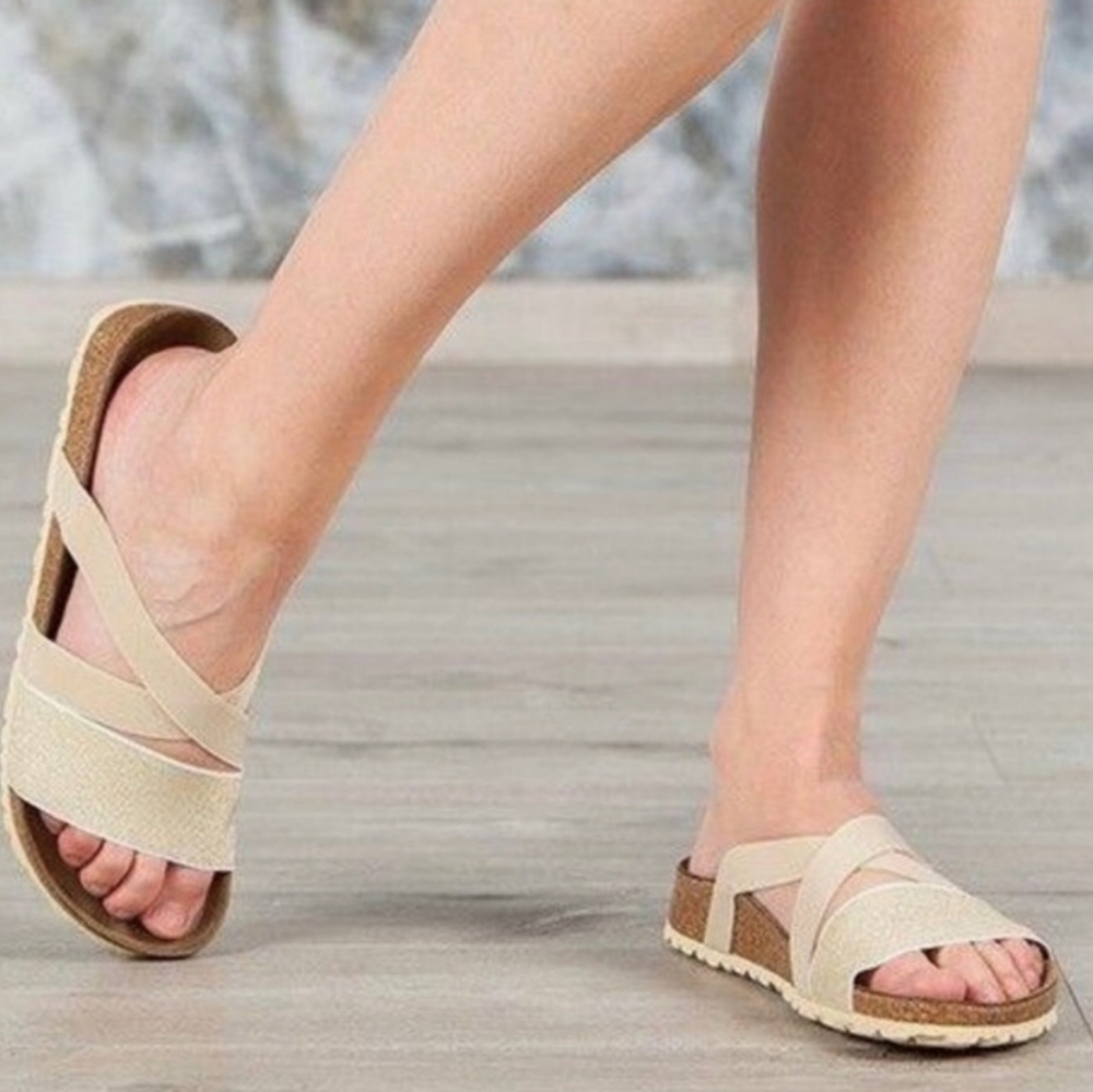 Birkenstock Papillio Cosma Gold Beige Metallic Sandal